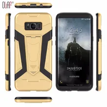 Олаф 2 в 1 TPU + PC Броня подставку случаях для Samsung Galaxy S7 край S8 плюс J3 J7 J5 2016 J510 J510F J7 J5 2017 антидетонационных случаях