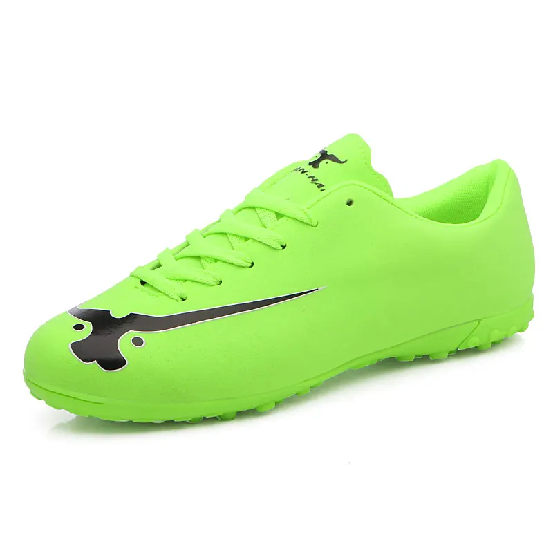 

Long Spikes Cleats Leather Men Soccer Shoes Outdoor Male Trainer Shoes Sneakers Men Sport Shoes Footwear Foot Ball