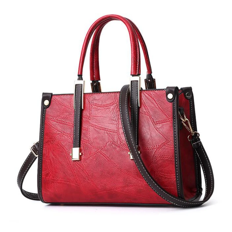 

Women's Tote Hand Bags 2019 Female Crossbody Bags Luxury Handbags For Women PU Leather Red Flap Bolsa Famous Brand Z-96