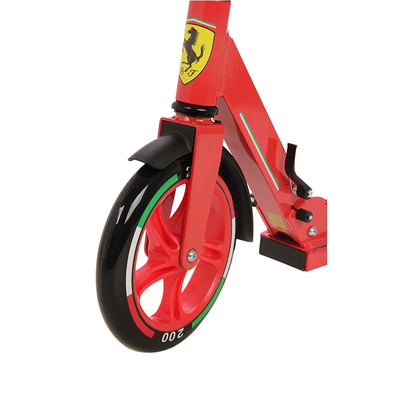 Ferrari Youngsters Aluminum Alloy Standing Scooter Folding Height 120cm Foot Scooters kick scooter (4)