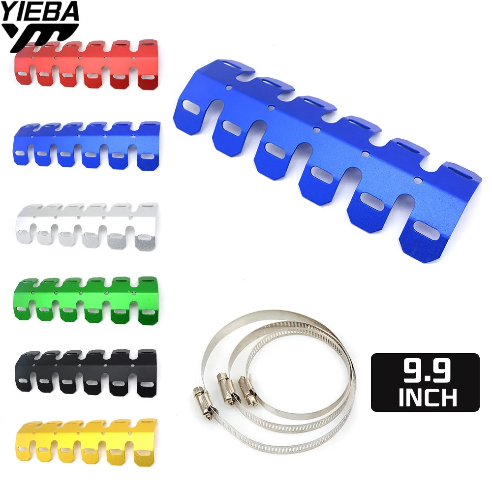 

FOR Kawasaki VERSYS 1000 VULCAN/S 650cc VERSYS 650ccYamaha TMAX 530YZF R1 Exhaust Muffler Protector Heat Shield Cover Motorcycle