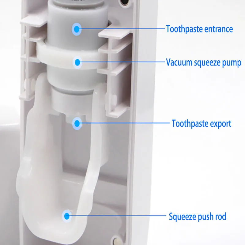 BAISPO 1 набор держатель зубной щетки автоматический диспенсер для зубной пасты соковыжималка 5 настенная подставка для зубных щеток крепежная подставка аксессуары для ванной комнаты