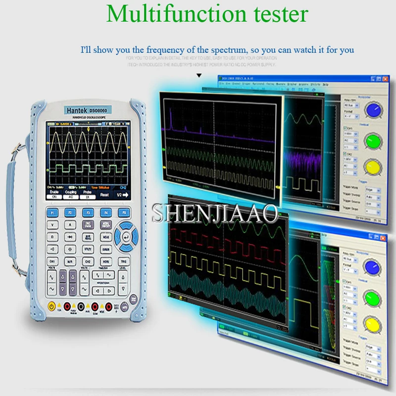 1 шт. DSO8060 осциллограф 60 МГц вертикальный осциллографа 110/220 V