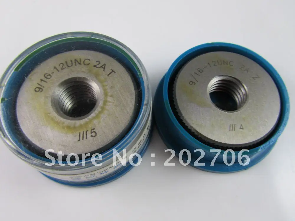 9/16 12 UNC thread ring gage TPI thread ring gaugein Gauges from Tools