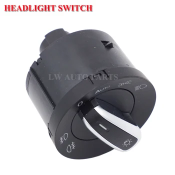 

5ND941431A Chrome Headlight light Control Switch For VW Caddy Tiguan Touran Golf MK6 Jetta MK5 VW Passat B6 3C