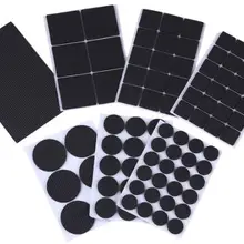 Многофункциональная черная самоклеящаяся мебель ноги стол стул диван ноги пол нескользящий коврик липкий коврик протектор