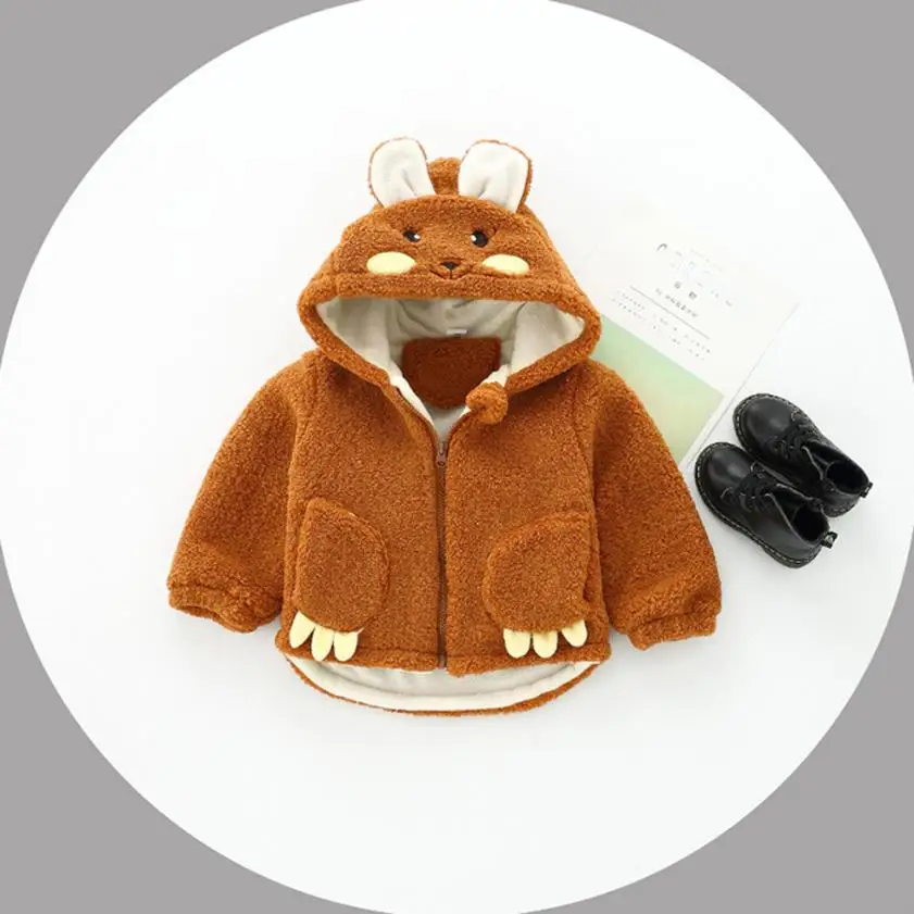 Осенне-зимнее пальто с капюшоном для маленьких девочек; плащ; куртка; плотная теплая одежда; NO2