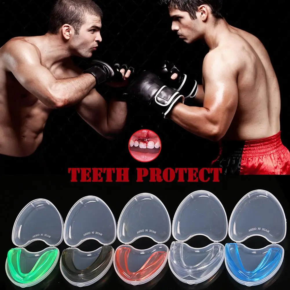 1pc Mouthguard Mouth Guard Teeth Protect for Boxing Football Basketball Karate Muay Thai Safety Protection | Спорт и развлечения