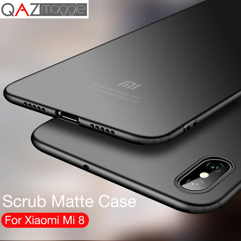 Xiaomi Mi8 Case Mi 8 Lite Cover Ultra thin 0 6mm Anti fingerprint Matte TPU Phone