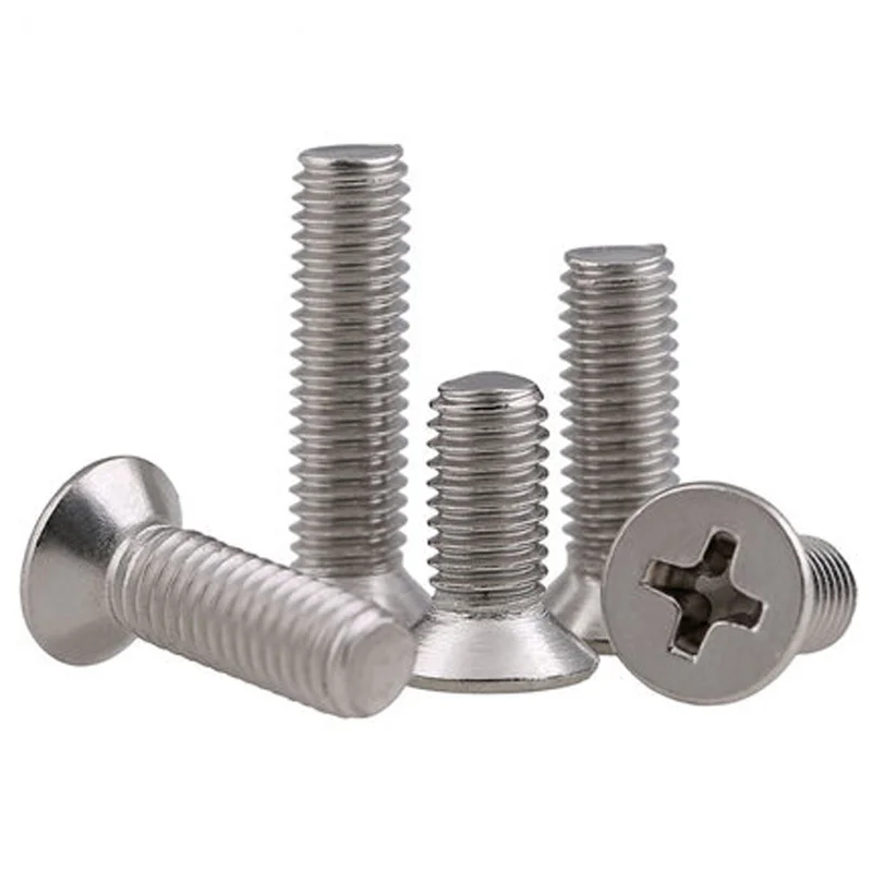 M6 countersunk heads screw flat head bolt GB819 cross recessed machine