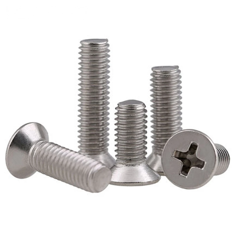 M6 countersunk heads screw flat head bolt GB819 cross recessed machine