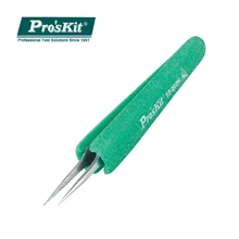 Pro'skit TZ-202N антистатические ESD Нескользящие острые пинцеты для электронной промышленности полупроводниковые ювелирные часы-очки ремонт