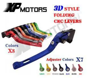 

CNC 3D Feel Folding Adjustable Brake Clutch Levers For YAMAHA YZF R1 2002 2003