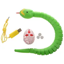 RC змея пародия игрушка пульт дистанционного управления с перезарядкой Змея с интересным яйцом радиоуправляемые игрушки для детей 19