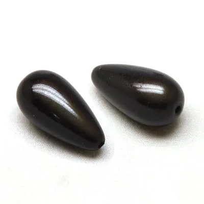 Чудо Бисер Perles Magiques Акриловые Teardrop бусины 12x23 мм Круглый Spacer Magic Perles для DIY ювелирных браслет делая - Цвет: Black