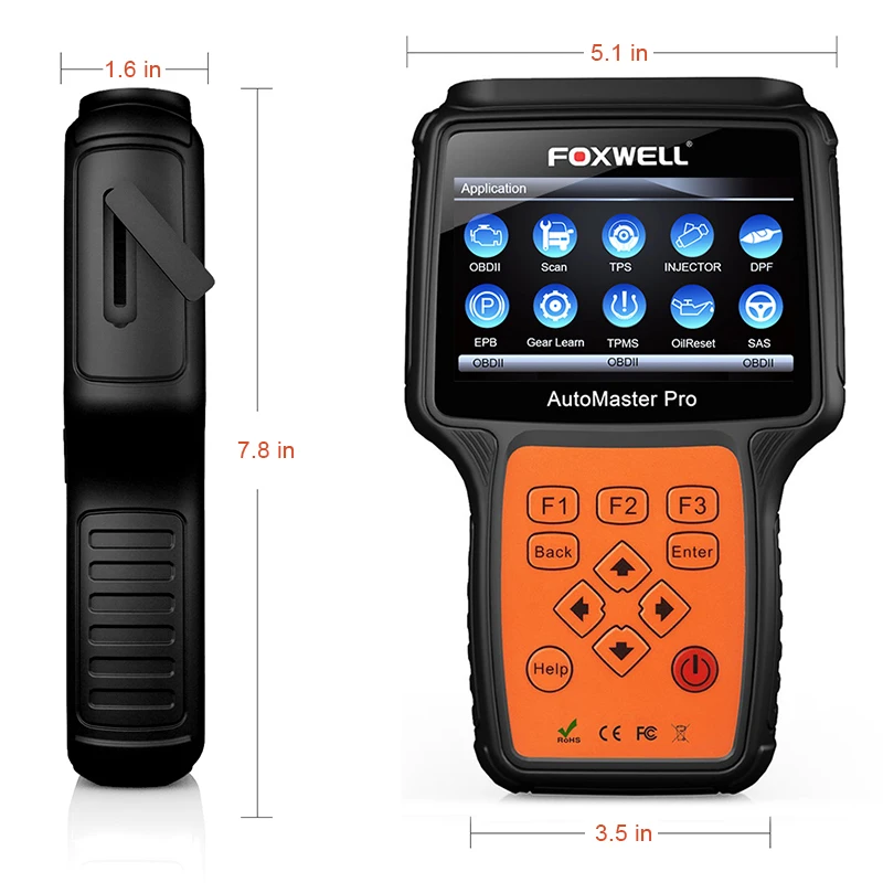 Автомобильный сканер Foxwell NT644 Pro OBD2 OBD с полной системой инструмент Diagnsotic