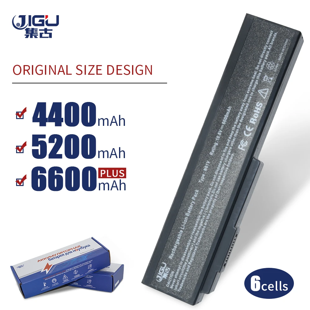 JIGU 6 ячеек Аккумулятор для ноутбука Asus N61Vg N61Vn A32 N61 N61Ja N43JQ N53S 15G10N373830 L072051 15G10N373800|laptop