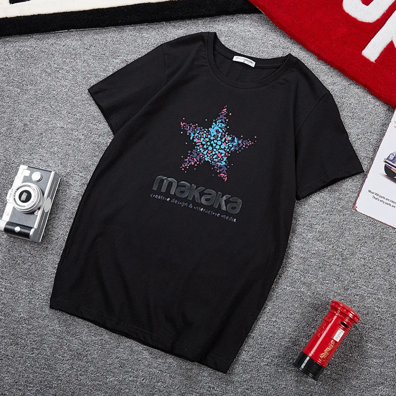 Летняя свободная Удобная футболка размера плюс M ~ 8XL 9XL 10XL мужская одежда с
