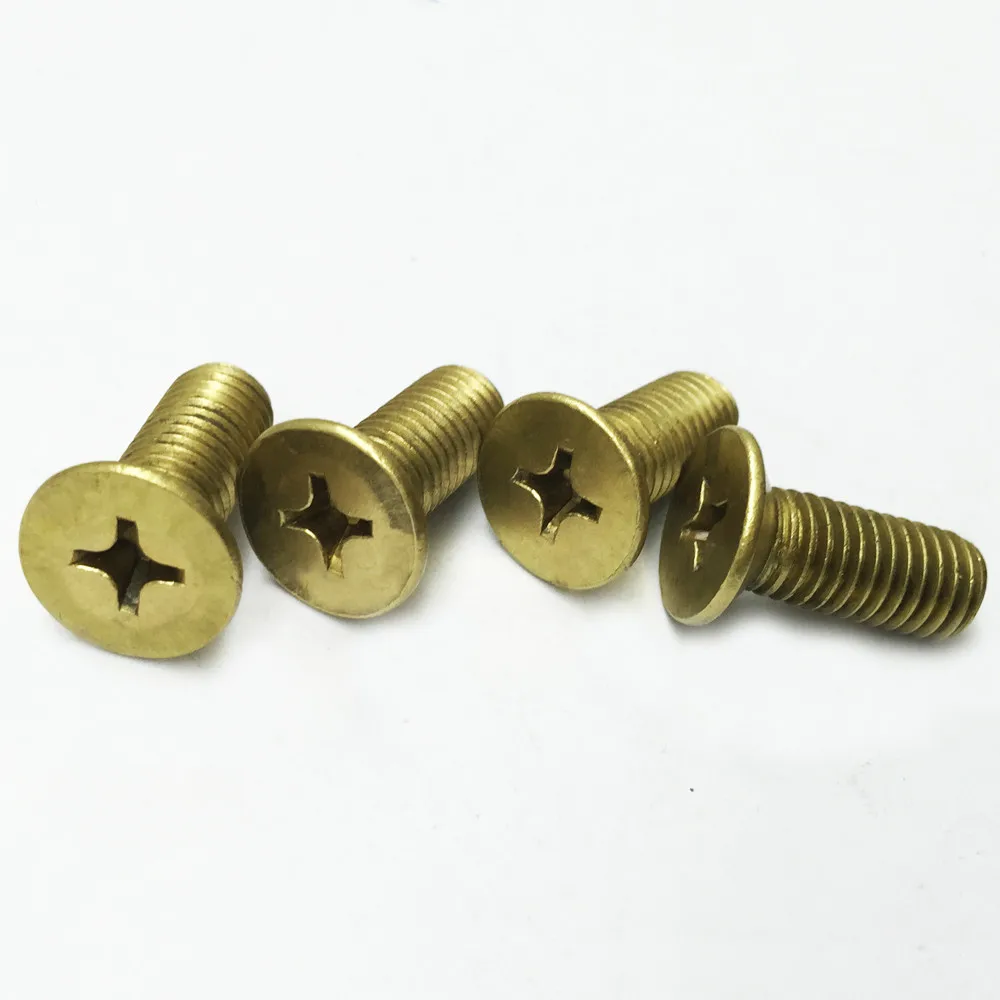 Copper Cross Head Screw M6*16screw tappingscrew gearscrew drill AliExpress