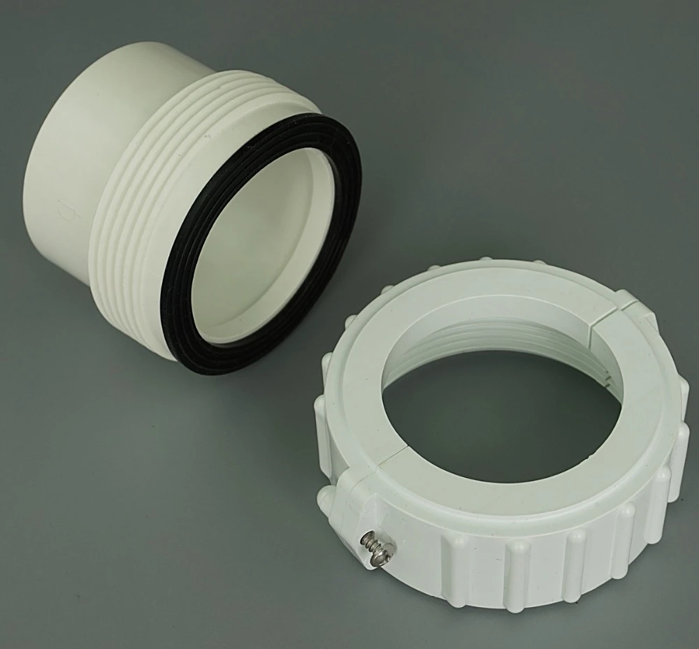 2" Spa Heater Split Nut Unions With Gaskets - Compatible With Balboa Gecko Hot Tub Heaters