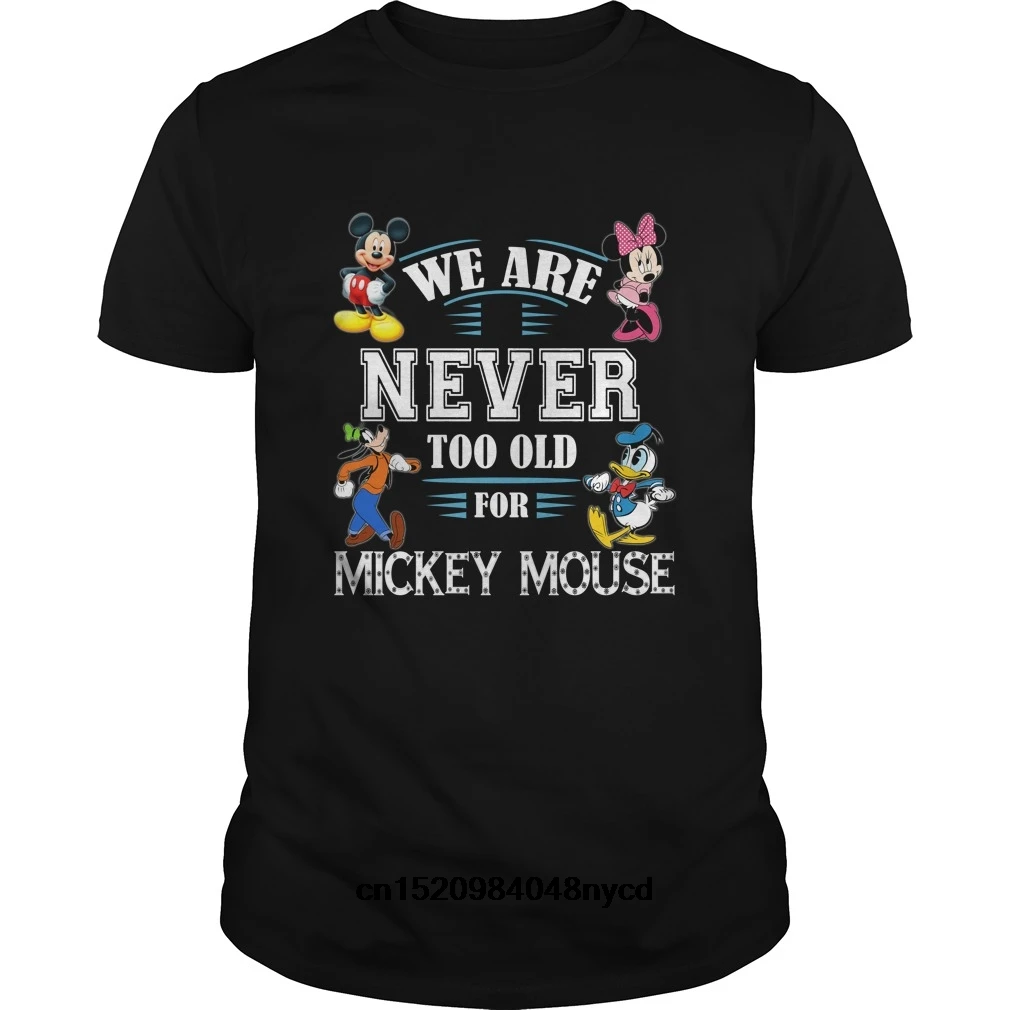 Новый stylefunny футболки Микки никогда не 2018 модная футболка мужская | Мужская одежда