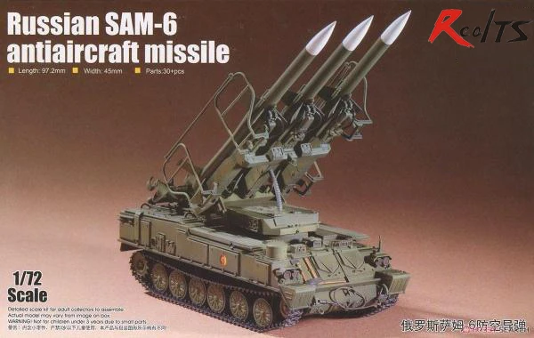 Трубач 07109 1:35 1: 72 масштаб Русский SAM-6 зенитная ракета модели