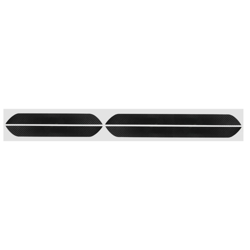 

4 Pcs Black Carbon Fiber Car Door Pedal Plate Sill Scuff Cover Sticker For Skoda Octavia A5 A7