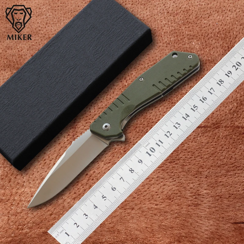 Складной нож MIKER TIGEND 1807 G10 с ручкой и лезвием 9CR14 походный карманный инструмент для