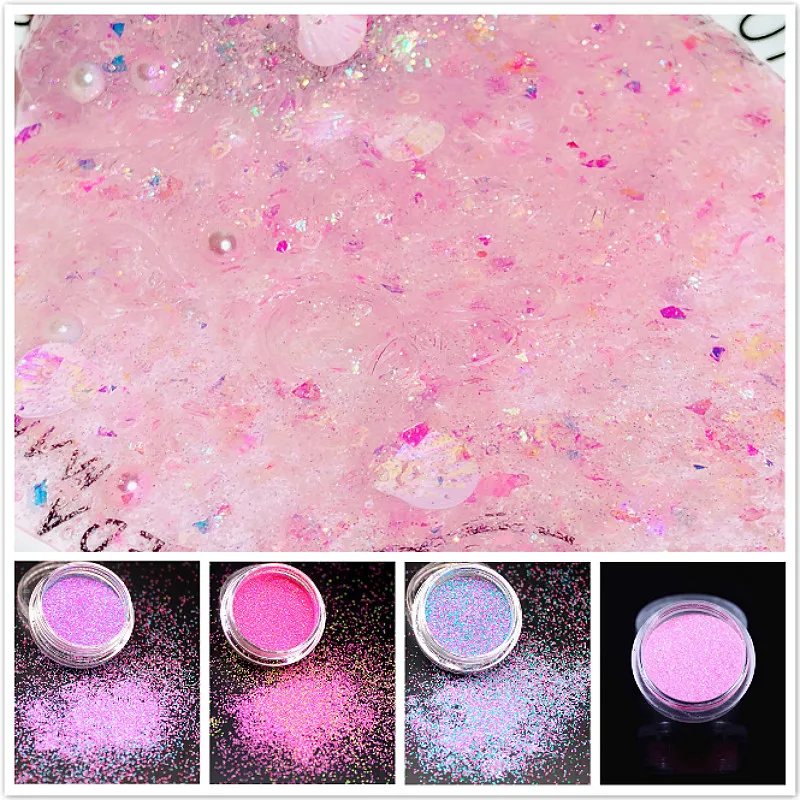 

1pcs Powder Modeling Clay Filler Clear Slime Box Toys for Children Charms Modeling Clay DIY Kit Accessories Funny Gift