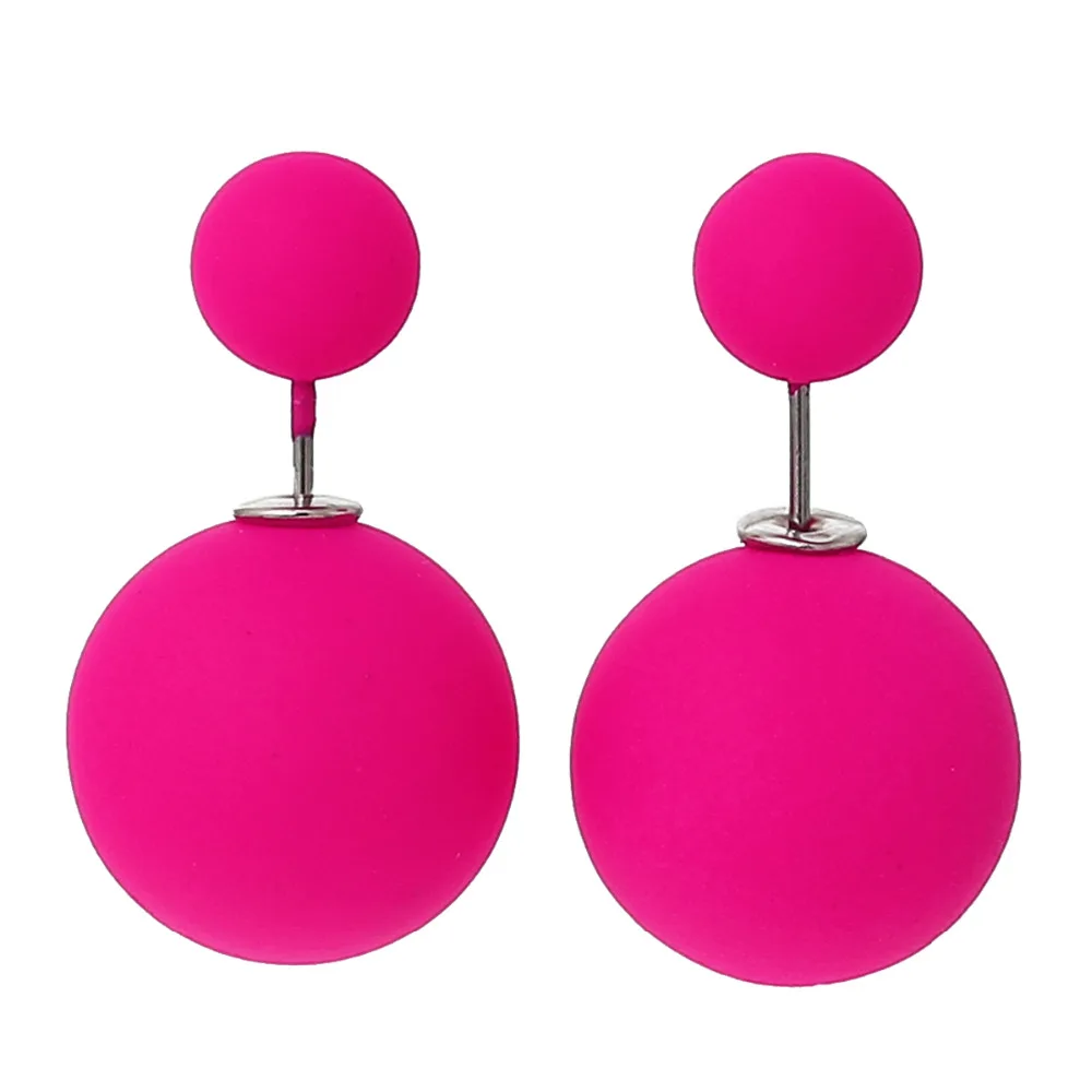 pink box earrings