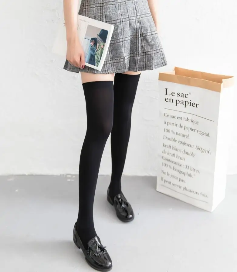 High Elasticity Girl Cotton Knee High Socks Uniform Sleeping Sheep Women Tube Socks