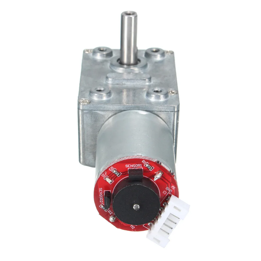 Мотор редуктор GW370 постоянный ток 12 В 80 об/мин|motor motor|gear wormmotor worm gear |