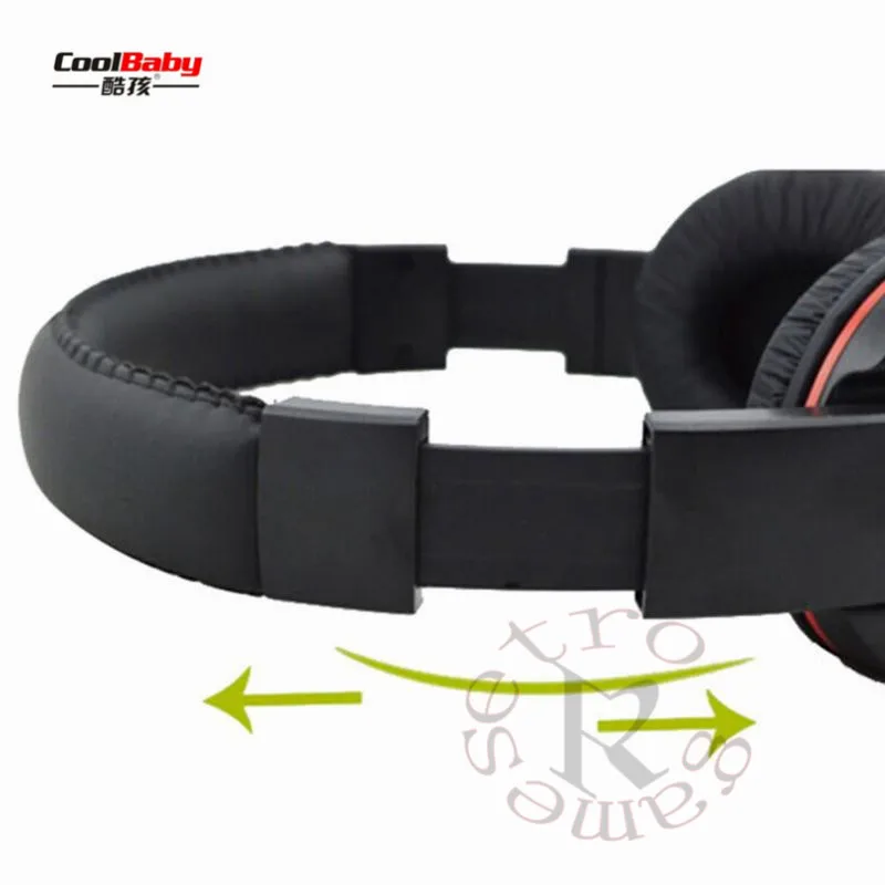 Handsfree Mic гарнитура Кожаный USB проводной стерео Micphone наушники Игровые для Sony PS3 PS4 PC