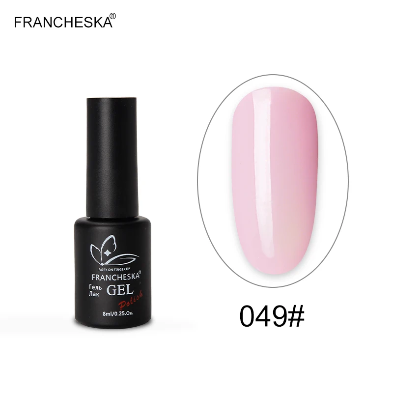 Francheska Гель-лак для ногтей УФ-гель nagels spulletjes gellak Гель-лак nagellak unhas de лак набор цветов nagels nai lart oje - Цвет: gel polish 49