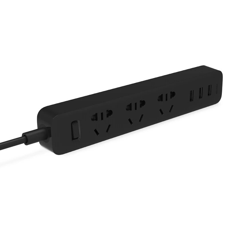Оригинальная смарт розетка Xiaomi портативная Адаптивная лента питания с 3 usb