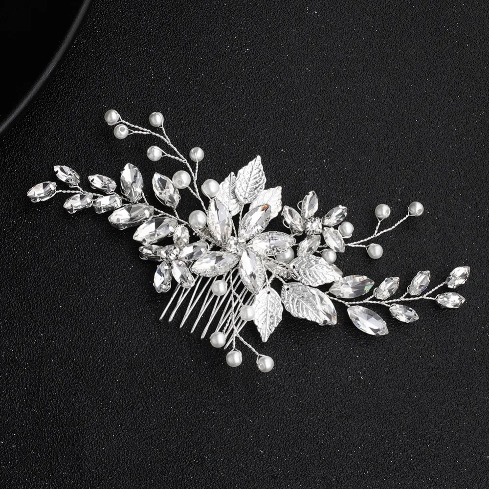 Crystal Hair Combs  (5)