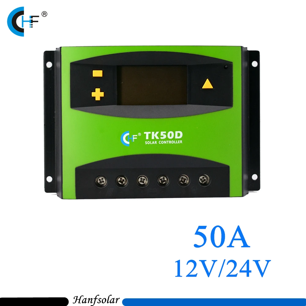 

50A 12V/24V Auto switch PWM Solar Charge Controller with LCD Display For Solar Panel System Home Use