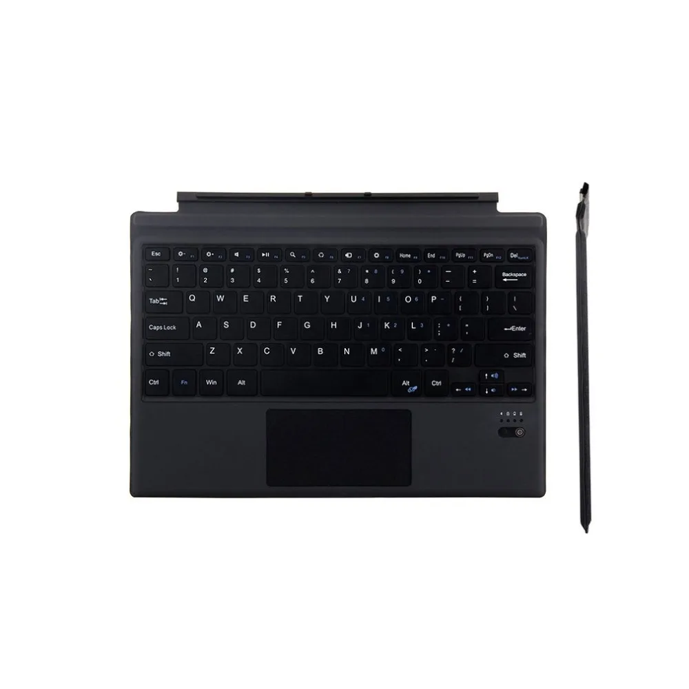 

Bluetooth Wireless Magnetic Ergonomic Keyboard For Microsoft Surface Pro3/4/5 Tablet Wireless Keyboard Black Strong Magnetic