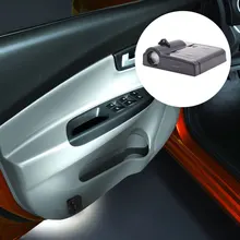 Батарея питание светодиодный автомобилей Weclome двери свет 3D лазерный проектор лампы авто логотип марки тень свет украшения лампы освещения