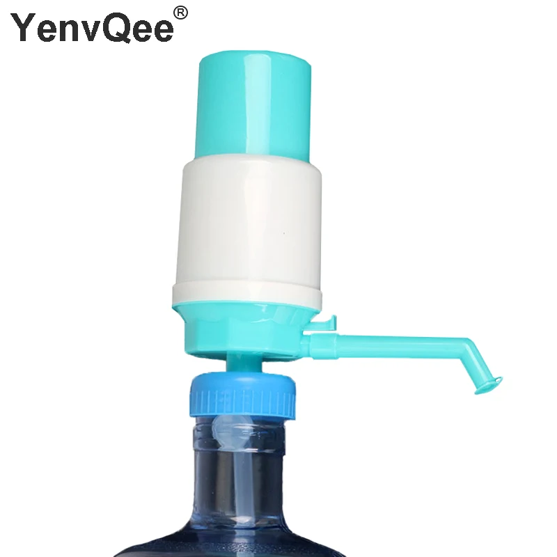 Hand Pressure Water Dispenser Pump Portable Gallon Drinking Water Bottle Suction Unit Portable Squeeze Water Pump Dispenser Tool (1)