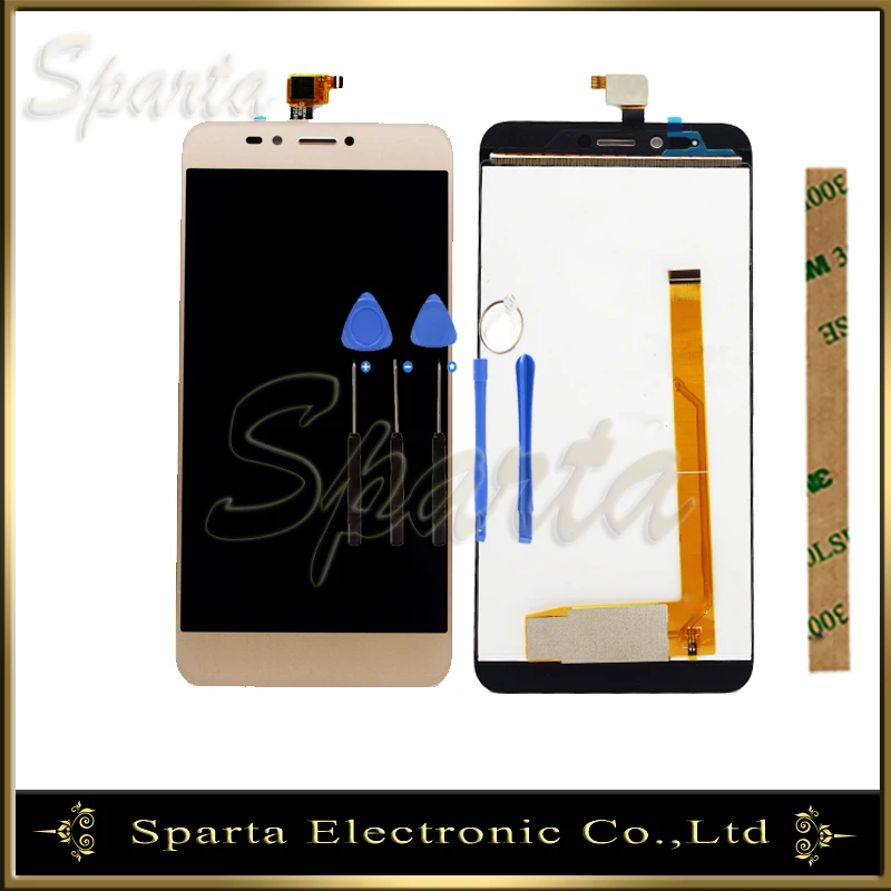 Скидка ЖК дисплей для BQ5504 BQ 5504 BQ 5504 чехол Strike Selfie Max ЖК экран с сенсорным экраном в комплекте