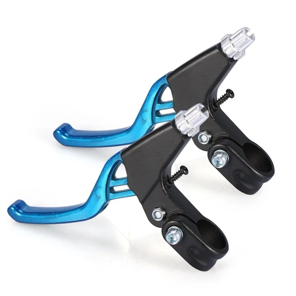 

1 pair Left / Right hand Side Aluminum Bicycle hand Brakes Mechanical V Brake Levers 3-finger BMX Road Folding Bike Brake Levers