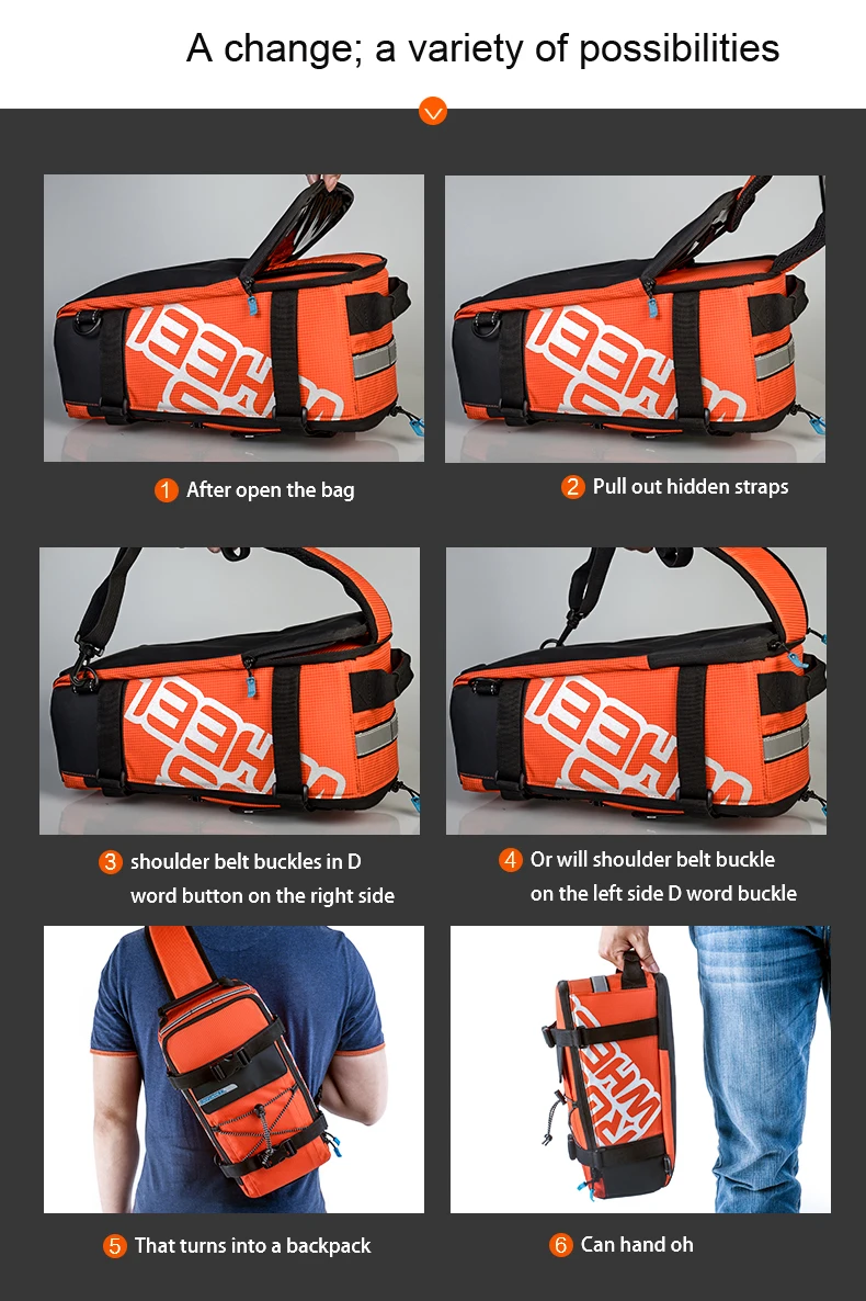 Cheap ROSWHEEL 5L Bicycle Carrier Bag Rack Trunk Bike Luggage Back Seat Pannier Outdoor Cycling Storage Handbag Shoulder Strip 141276 10 Cheap ROSWHEEL 5L Bicycle Carrier Bag Rack Trunk Bike Luggage Back Seat Pannier Outdoor Cycling Storage Handbag Shoulder Strip 141276 10