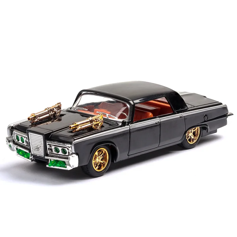 1:43 1966 Dodge Muscle Sound и light belt pull-back Автомобиль Моделирование сплав модель автомобиля