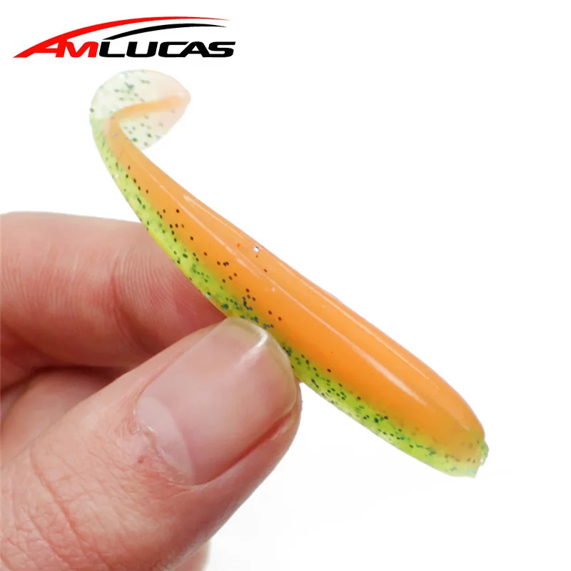 Amlucas 10 шт. рыболовные приманки искусственные 65 мм 1 7g Easy Shiner от джиг Карп Рыбалка