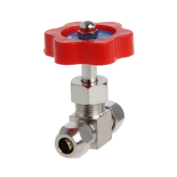 

Drop Ship Durable Tube Nickel-Plated Brass Plug Needle Valve OD 6mm/8mm/10mm