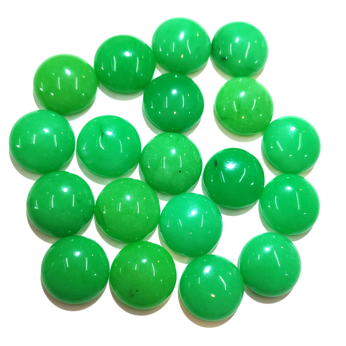 

Malaysian Jade Natural Stones Cabochon 12mm 14mm 16mm 18mm 20mm Round No Hole for Making Jewelry DIY