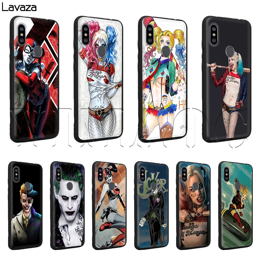 Мягкий силиконовый чехол Lavaza the joker и harley quinn для Xiaomi Redmi MI Note 8T 10 MAX 3 A1 A2 mi6 8 9se Lite Plus