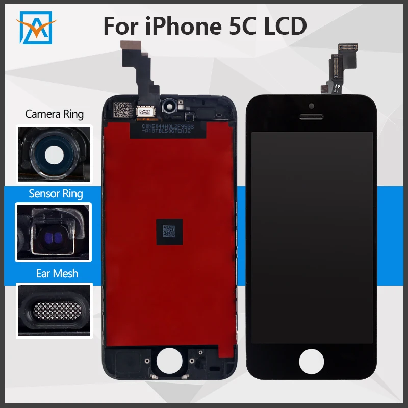 10 PCS/LOT Replacement For iPhone 5C LCD Display LCD Digitizer Touch