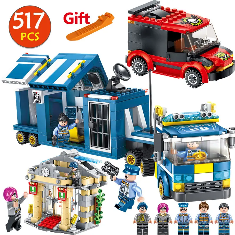 

City Series Building Block Compatible Legoingly Police Tracking Thieves Special Troops Enlightening fun Toy for Children Gift